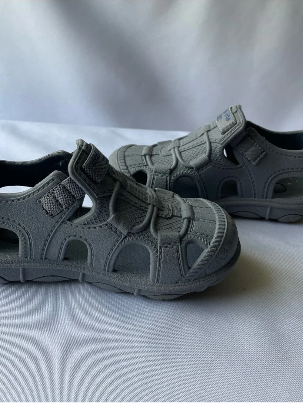 Kids Stride Rite 360 Gray Outdoor Sandal Sneakers - Comfortable Active Footwear